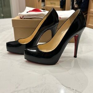 Louboutin Rolando Patent Calf Black 37.5